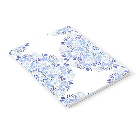 Pimlada Phuapradit Blue and white mandala 1 Notebook