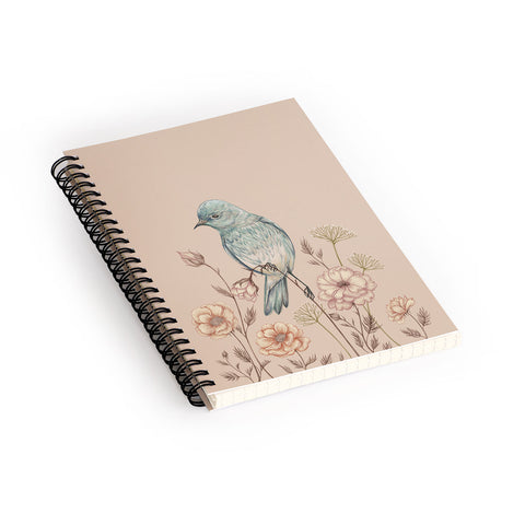 Pimlada Phuapradit Blue Bird 02 Spiral Notebook