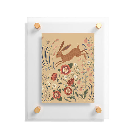 Pimlada Phuapradit brown hare Floating Acrylic Print