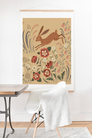 Pimlada Phuapradit brown hare Art Print And Hanger