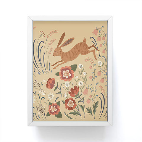 Pimlada Phuapradit brown hare Framed Mini Art Print