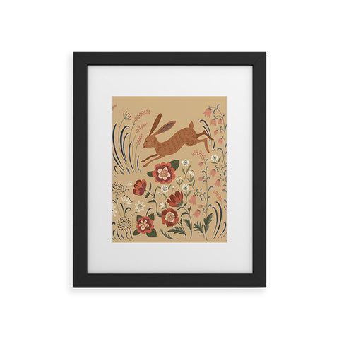 Pimlada Phuapradit brown hare Framed Art Print