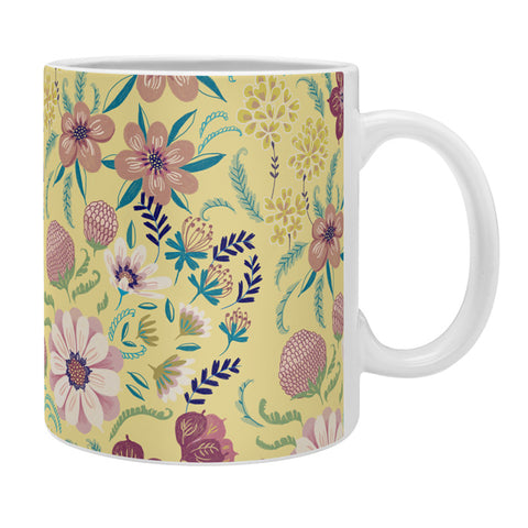 Pimlada Phuapradit Canary Floral Coffee Mug