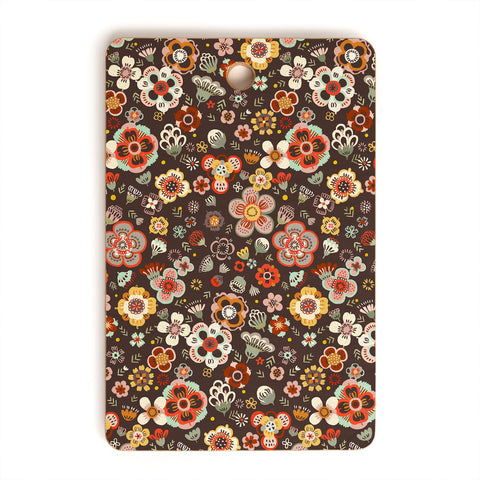 Pimlada Phuapradit Candy Floral Cacao Cutting Board Rectangle
