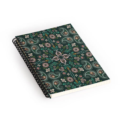 Pimlada Phuapradit Emerald maze Spiral Notebook