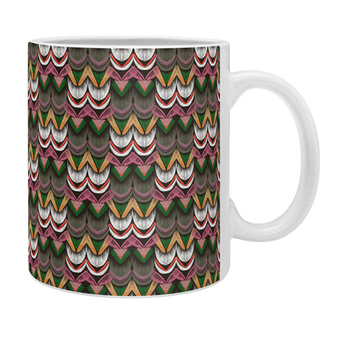 Pimlada Phuapradit Feather stripes 1 Coffee Mug