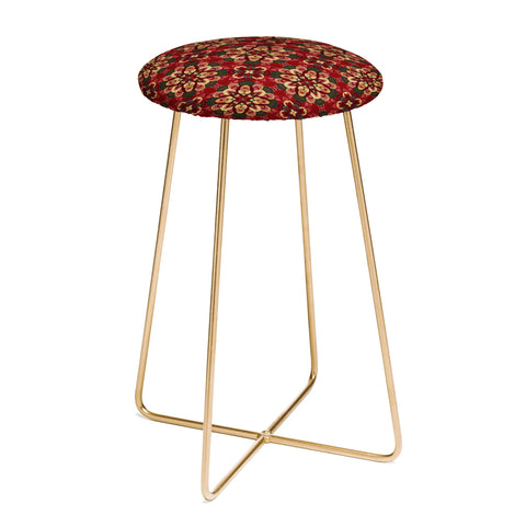 Pimlada Phuapradit Floral baubles in red Counter Stool
