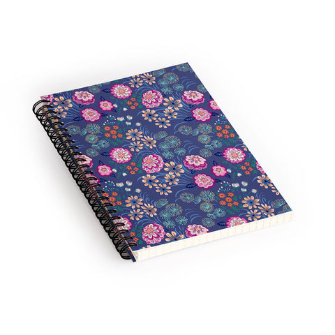 Pimlada Phuapradit Floral Gems Spiral Notebook