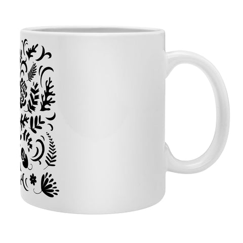 Pimlada Phuapradit Floral silhouette Coffee Mug
