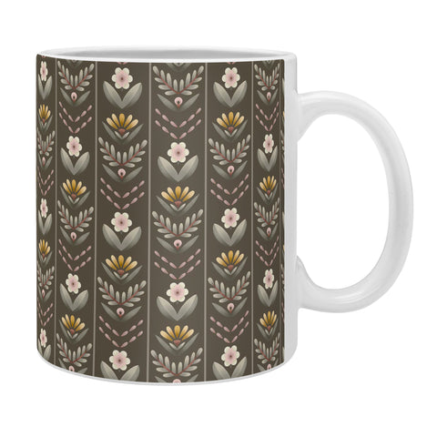 Pimlada Phuapradit Floral Stripe 4 Coffee Mug