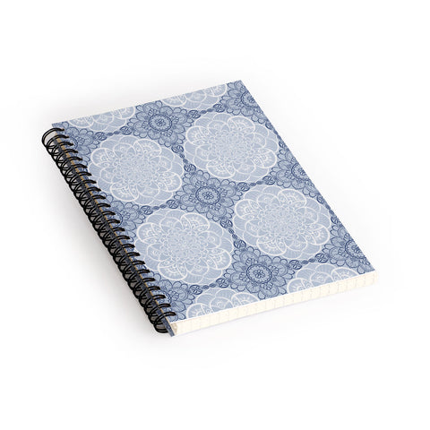 Pimlada Phuapradit Lace mandala 3 Spiral Notebook