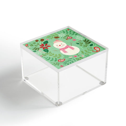 Pimlada Phuapradit Mint Snowman Acrylic Box