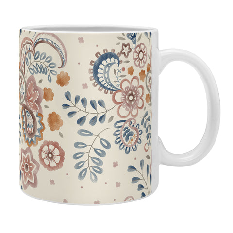 Pimlada Phuapradit Paisley with floral Coffee Mug