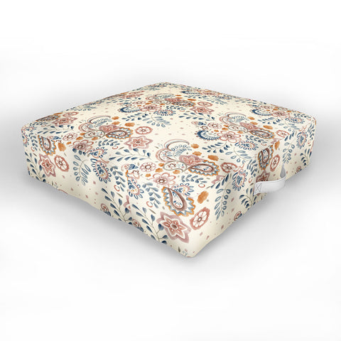 Pimlada Phuapradit Paisley with floral Outdoor Floor Cushion