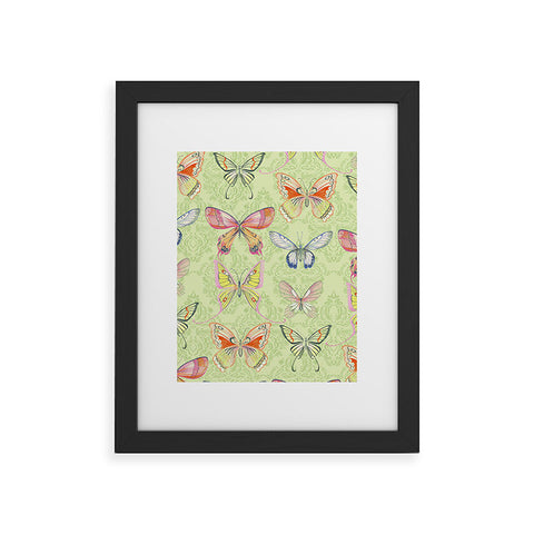 Pimlada Phuapradit Pastel Butterflies Framed Art Print