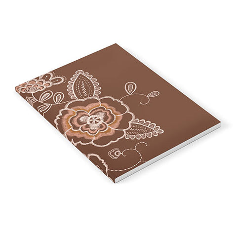 Pimlada Phuapradit Peony Stitch Brown Notebook