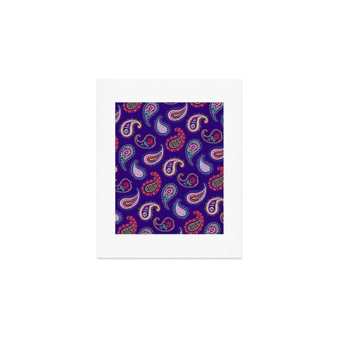 Pimlada Phuapradit Purple Paisleys Art Print