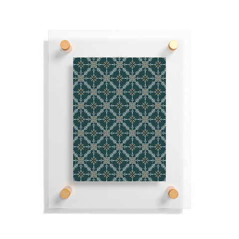 Pimlada Phuapradit Snowflake tile 2 Floating Acrylic Print
