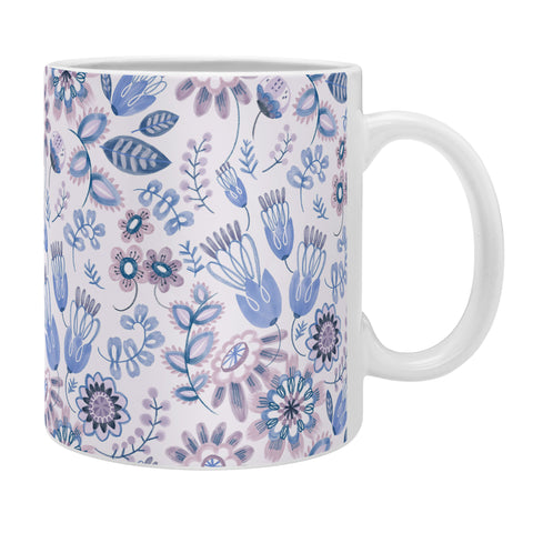 Pimlada Phuapradit Summer Floral Blue 1 Coffee Mug