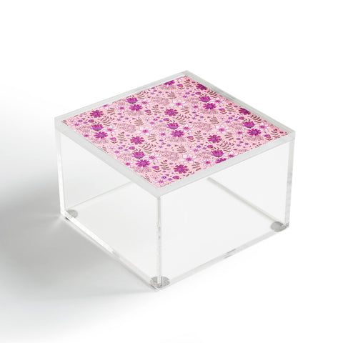 Pimlada Phuapradit Summer Floral Pink 3 Acrylic Box