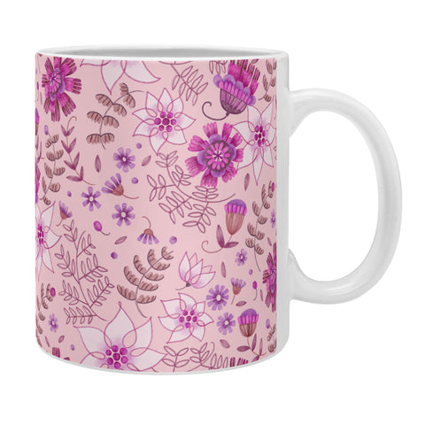 Pimlada Phuapradit Summer Floral Pink 3 Coffee Mug