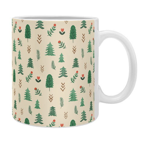 Pimlada Phuapradit Tiny Pine Trees Coffee Mug