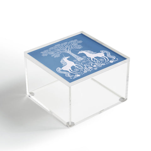 Pimlada Phuapradit Unicorn Forest Blue Acrylic Box