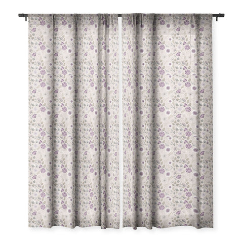 Pimlada Phuapradit Violet Vine Sheer Window Curtain