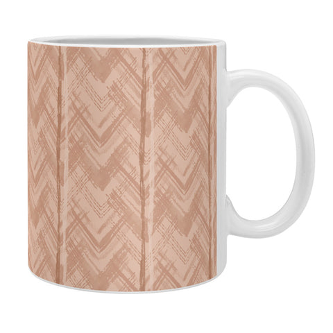 Pimlada Phuapradit Zig zag stripes pink Coffee Mug