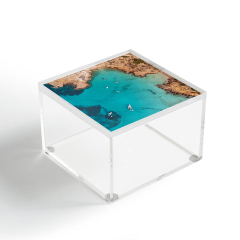 Pita Studios Aerial Ibiza Coast Acrylic Box