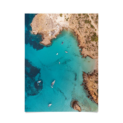 Pita Studios Aerial Ibiza Coast Poster
