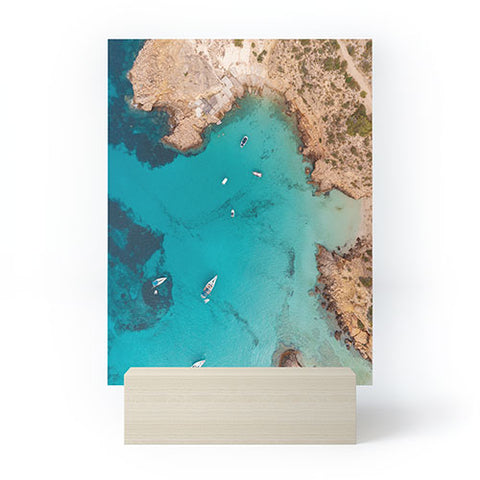 Pita Studios Aerial Ibiza Coast Mini Art Print