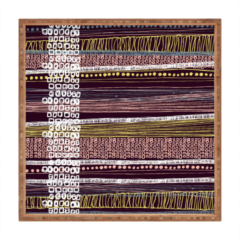 Rachael Taylor Abstract Border Square Tray