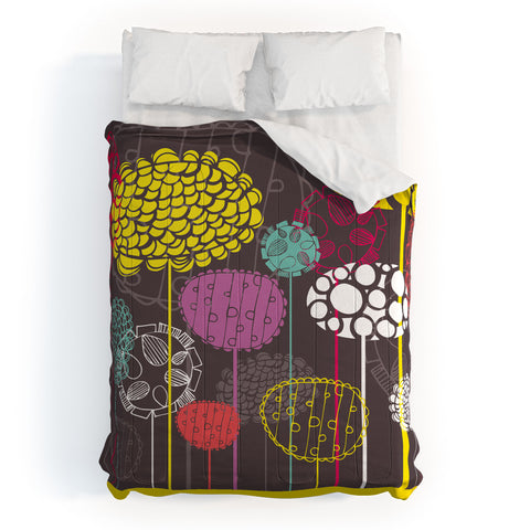 Rachael Taylor Abstract Ovals Comforter