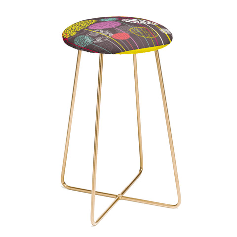 Rachael Taylor Abstract Ovals Counter Stool