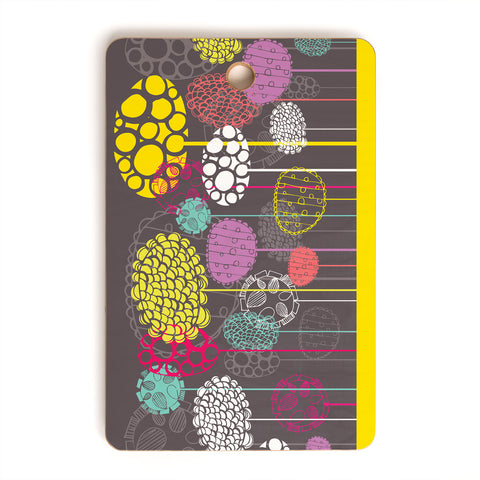 Rachael Taylor Abstract Ovals Cutting Board Rectangle