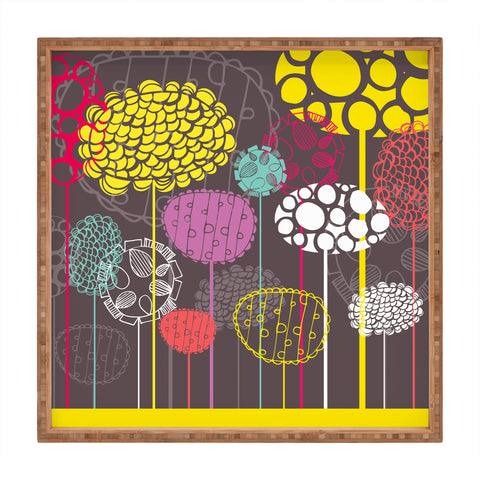 Rachael Taylor Abstract Ovals Square Tray