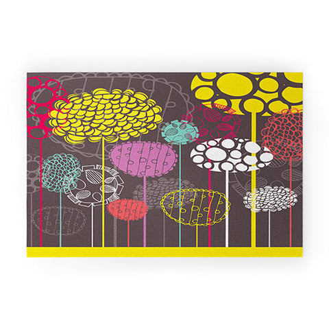 Rachael Taylor Abstract Ovals Welcome Mat