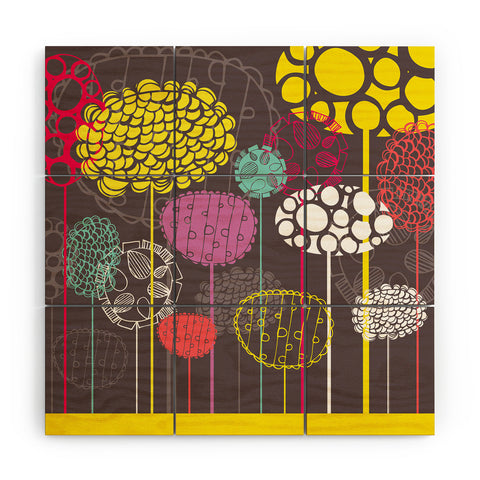 Rachael Taylor Abstract Ovals Wood Wall Mural