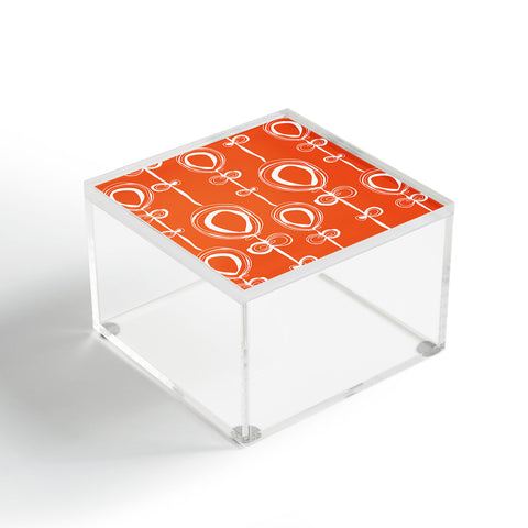 Rachael Taylor Contemporary Orange Acrylic Box