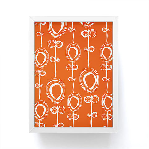 Rachael Taylor Contemporary Orange Framed Mini Art Print