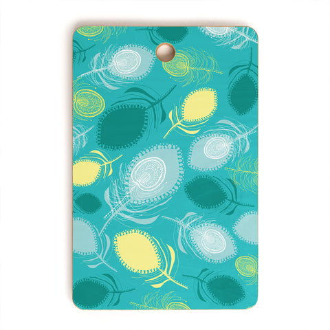 Rachael Taylor Electric Feather Shapes Cutting Board Rectangle