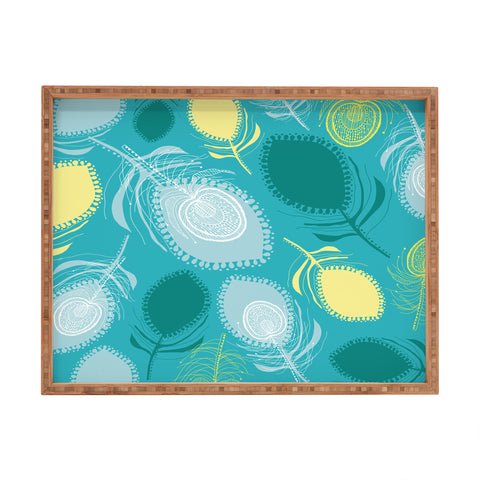 Rachael Taylor Electric Feather Shapes Rectangular Tray