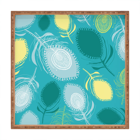 Rachael Taylor Electric Feather Shapes Square Tray