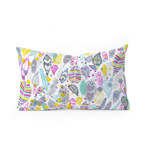 Rachael Taylor Feather Trail Oblong Throw Pillow