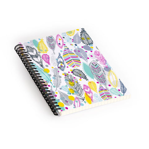Rachael Taylor Feather Trail Spiral Notebook