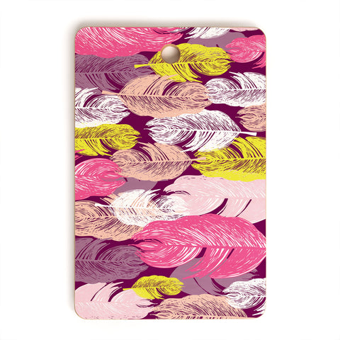 Rachael Taylor Funky Feathers Cutting Board Rectangle