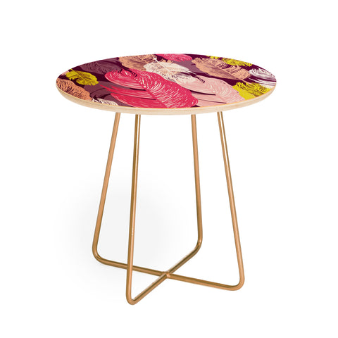 Rachael Taylor Funky Feathers Round Side Table