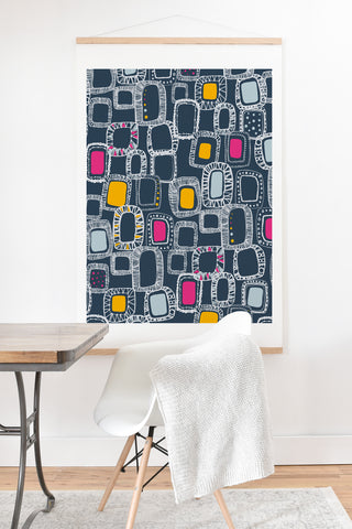Rachael Taylor Shapes And Squares 1 Art Print And Hanger