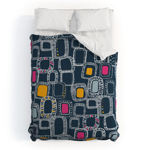 Rachael Taylor Shapes And Squares 1 Comforter